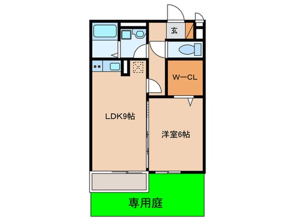 レセンテ出町　C棟の物件間取画像